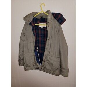 Field And Stream Flannel Lined Jacket With Hood Men Size Medium